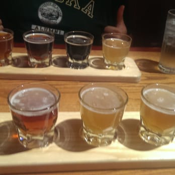 Glacier BrewHouse - Sampler time. - American Near Me - Anchorage, Alaska