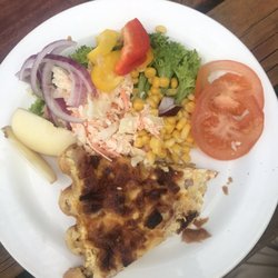 Mary's Cottage Kitchen - Quiche and salad