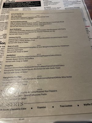 Menu photo 1 Margherita's Grille Girard, OH