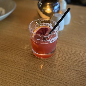 Mad & Vin - Blood orange bourbon cocktail - New American Near Me - Solvang, California