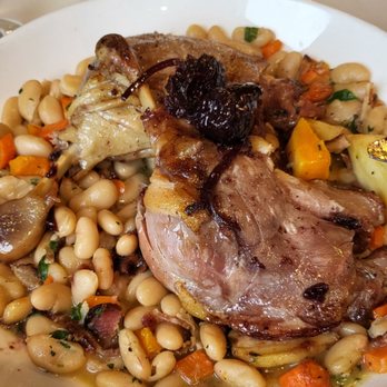 The Parrot - Duck cassoulet over beans and carrots. - Seafood Near Me - Hull, Massachusetts The Parrot - Duck cassoulet over beans and carrots. - Seafood Near Me - Hull, Massachusetts