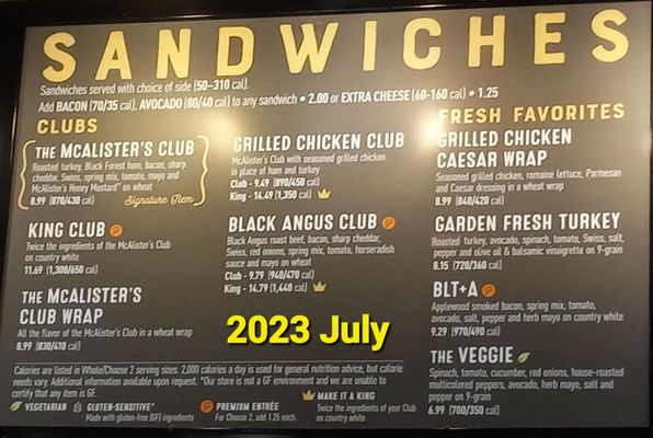Menu photo 2 McAlister's Deli College Station, TX Menu photo 2 McAlister's Deli College Station, TX
