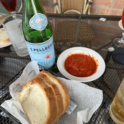 Mercato's Original Italian Restaurant - Fresh warm bread and sauce!