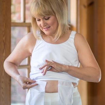 Studio I Boutique - Post Breast Surgery Camisole with drain pouches and puffs - Prosthetics Near Me - Saint Joseph, Michigan Studio I Boutique - Post Breast Surgery Camisole with drain pouches and puffs - Prosthetics Near Me - Saint Joseph, Michigan