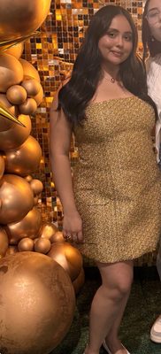 Birthday dress altered same day