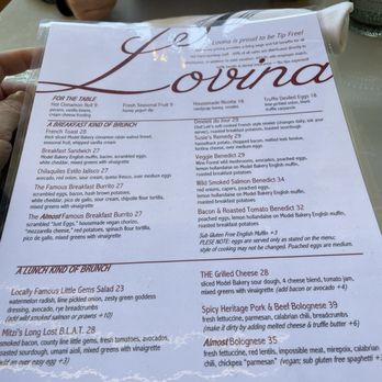 Lovina - Menu - New American Near Me - Calistoga, California Lovina - Menu - New American Near Me - Calistoga, California