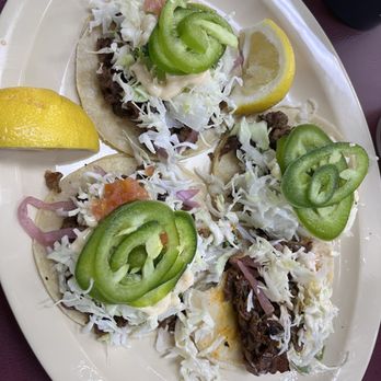 Corner Grille - Korean beef tacos! Great taste moist and tender sliced bbq beef excellent - Korean Near Me - Van Nuys, California