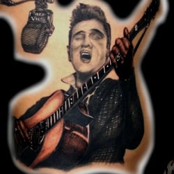 South Seas Tattoo Company - Antony's Elvis