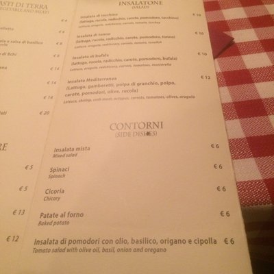 Menu photo 2 Aristocampo Rome, RM