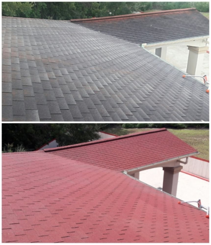 Slide of Pro Roof Cleaning Pearland Tx