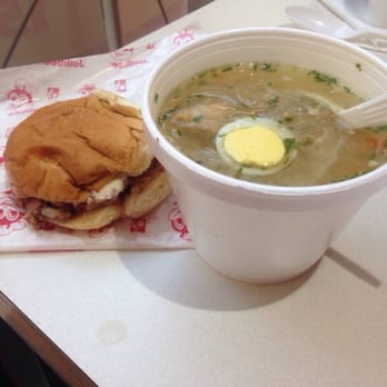 Jollibee - Mini corned beef sandwich and Chicken sotanghon soup - Fast Food Near Me - Tukwila, Washington