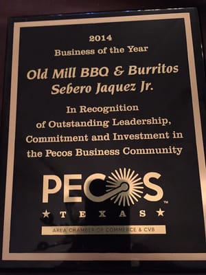 Menu photo 8 Old Mill Bbq & Burritos Pecos, TX Menu photo 8 Old Mill Bbq & Burritos Pecos, TX