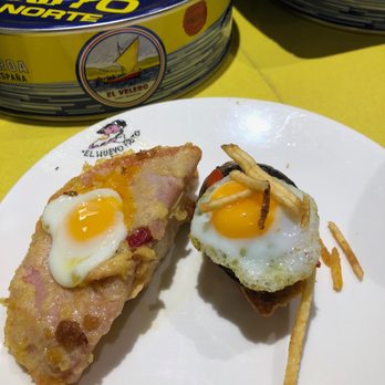 El Huevo Frito - get the morcilla! - Tapas Bars Near Me - Bilbao, BI