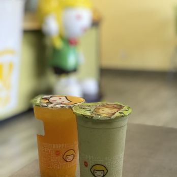 Jade’s Teacup Cafe - Mango boba and matcha mango - Bubble Tea Near Me - Pleasanton, California