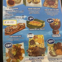 Menu with many choices Menu with many choices