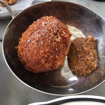Pleasant House Pub - Scotch egg & mustard - British Near Me - Chicago, Illinois Pleasant House Pub - Scotch egg & mustard - British Near Me - Chicago, Illinois