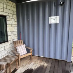 The porch out front.