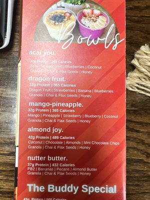Menu photo 2 Nutrition Nova Mount Juliet, TN Menu photo 2 Nutrition Nova Mount Juliet, TN