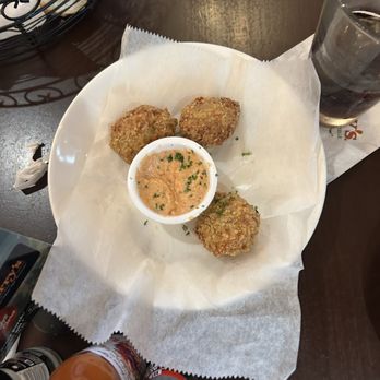 Harry's Seafood Bar & Grille - boudin balls (comes with 6) - Seafood Near Me - St Augustine, Florida Harry's Seafood Bar & Grille - boudin balls (comes with 6) - Seafood Near Me - St Augustine, Florida
