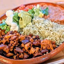 Masa Tamales & Taqueria - Entree plate with carnitas