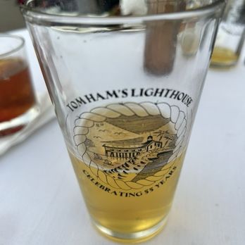 Tom Ham's Lighthouse - The pint glass you get to take home with you, filled with a great IPA. - Breakfast & Brunch Near Me - San Diego, California Tom Ham's Lighthouse - The pint glass you get to take home with you, filled with a great IPA. - Breakfast & Brunch Near Me - San Diego, California