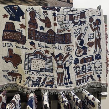 UTA Bookstore - Woven blanket - Bookstores Near Me - Arlington, Texas