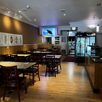 Sonamu Korean Restaurant - Dining area with TV going - Korean Near Me - San Francisco, California Sonamu Korean Restaurant - Dining area with TV going - Korean Near Me - San Francisco, California