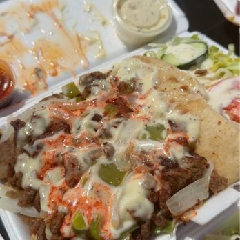 Halal Food 2 Go - Lamb over rice - Food Trucks Near Me