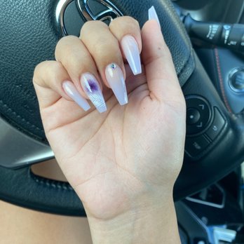 Lalu'a Nails & Spa - Lavender ombre set by Khoi - Nail Salons Near Me - Silver Spring, Maryland Lalu'a Nails & Spa - Lavender ombre set by Khoi - Nail Salons Near Me - Silver Spring, Maryland