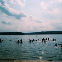 The lake.