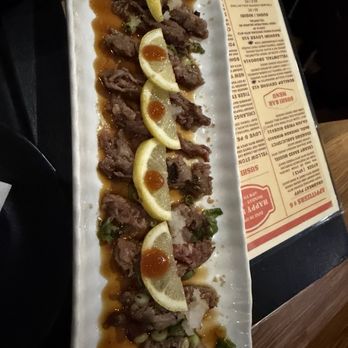 Miyako - Beef Sashimi - Japanese Near Me - Houston, Texas Miyako - Beef Sashimi - Japanese Near Me - Houston, Texas