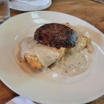 Dai Due - Biscuits and gravy with Antelope sausage - Butcher Near Me - Austin, Texas