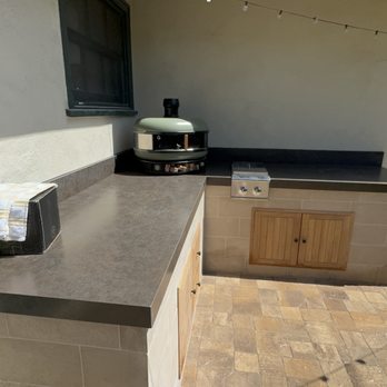Mokastile - BBQ full view made with Dekton ultra compact - Countertop Installation Near Me - San Leandro, California