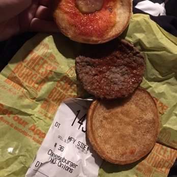 McDonald's - Got 4 cheeseburgers, no onion.  No cheese on any of the CHEESEburgers. - Burgers Near Me - Grayslake, Illinois