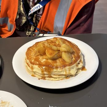 Eggs Up Grill - Cinnamon Apple pancakes. - Breakfast & Brunch Near Me - Lake Charles, Louisiana