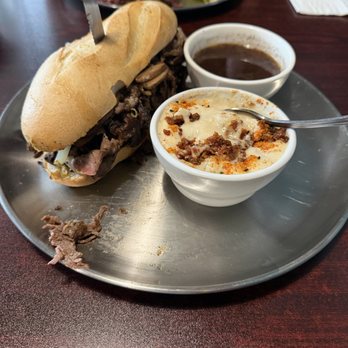 Sully's GastroPub - French dip w/ clam chowder - Burgers Near Me - Idaho Falls, Idaho Sully's GastroPub - French dip w/ clam chowder - Burgers Near Me - Idaho Falls, Idaho