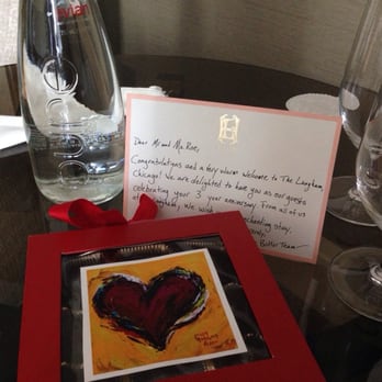 The Langham, Chicago - Sweet gesture from butler staff. Hand written letter and box of chocolates for our 3 year anni :) :) - Hotels Near Me - Chicago, Illinois