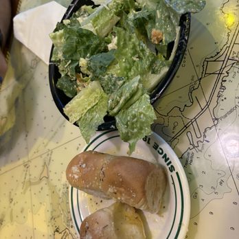 Flanigan's - Hollywood - Garlic rolls and Caesar salad - Seafood Near Me - Hollywood, Florida Flanigan's - Hollywood - Garlic rolls and Caesar salad - Seafood Near Me - Hollywood, Florida