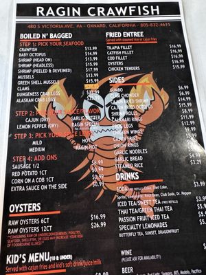 Menu photo 1 Ragin' Crawfish Oxnard, CA