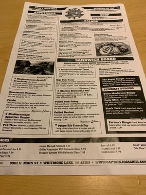 Menu photo 5 Captain Joe's Grill Whitmore Lake, MI Menu photo 5 Captain Joe's Grill Whitmore Lake, MI