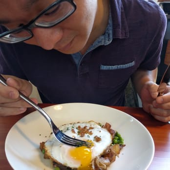 Mess Hall - The perfect duck confit hash for Sunday Brunch. Not pictured was the French toast which was equally amazing - Wine Bars Near Me - San Diego, California