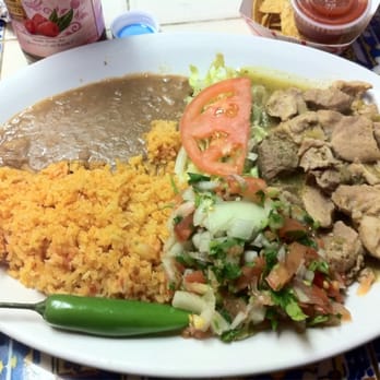 El Super Burrito - Chile Verde Plate - Mexican Near Me - Millbrae, California