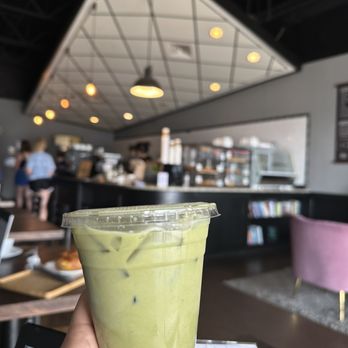 Rendezvous Cafe - Lavender coconut matcha - Cafes Near Me - Cumming, Georgia Rendezvous Cafe - Lavender coconut matcha - Cafes Near Me - Cumming, Georgia