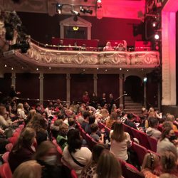 Theatre Royal - Enthusiastic audience eagerly awaiting Act II of The evening performance of "Aladdin." 10 December 2021