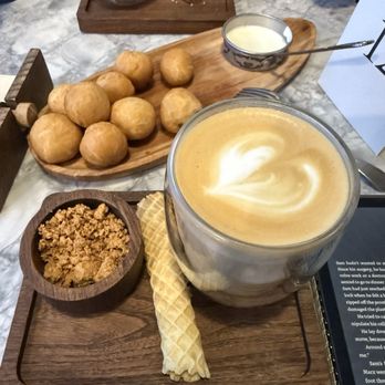 TARY Coffee - Baursak with Irimshik, Latte Irimshik - Coffee & Tea Near Me - Chicago, Illinois TARY Coffee - Baursak with Irimshik, Latte Irimshik - Coffee & Tea Near Me - Chicago, Illinois