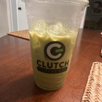 Clutch Coffee Bar - Matcha with oatmilk - Coffee & Tea Near Me - Columbia, South Carolina Clutch Coffee Bar - Matcha with oatmilk - Coffee & Tea Near Me - Columbia, South Carolina
