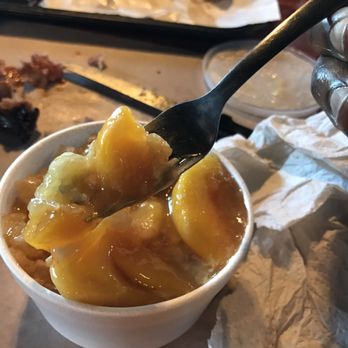 Opie's BBQ - Peach Cobbler - Barbeque Near Me - Spicewood, Texas Opie's BBQ - Peach Cobbler - Barbeque Near Me - Spicewood, Texas