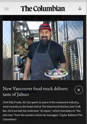 El Viejón Taquería y Mariscos food truck by null