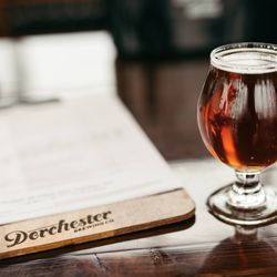 Dorchester Brewing - September 2021 wedding - one of many great beers! Photo by Bailey Quinlan: www.baileyqphoto.com (@baileyqphoto)