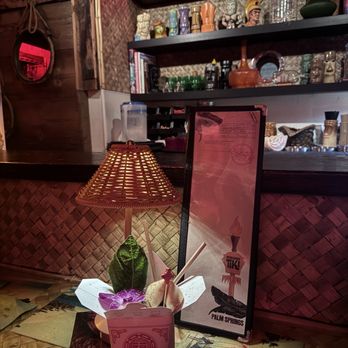 Bootlegger Tiki - Thai tea - Tiki Bars Near Me - Palm Springs, California